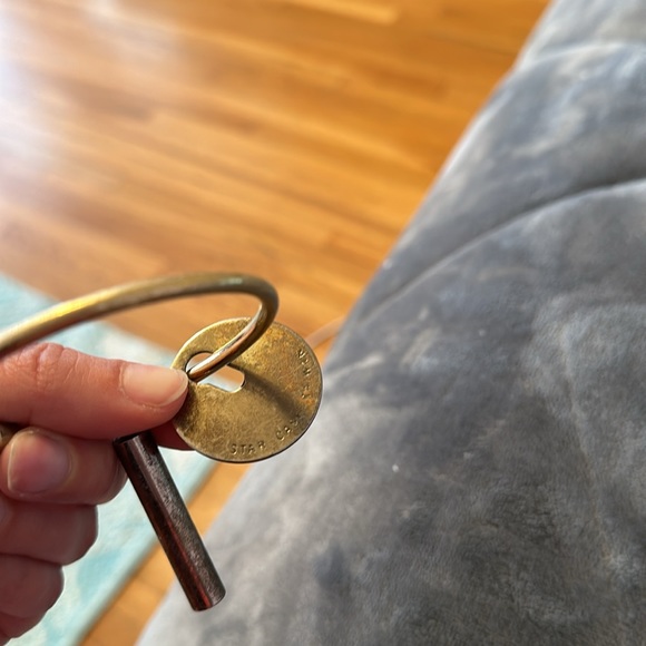 Antique/Vintage Whistle Bracelet “MLB” initials - Picture 3 of 3